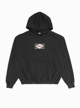 Welding Multi Logo Hoodie Faded Black by Arnold Park Studios | Couverture & The Garbstore