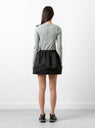 Nylon Twill Skirt Black