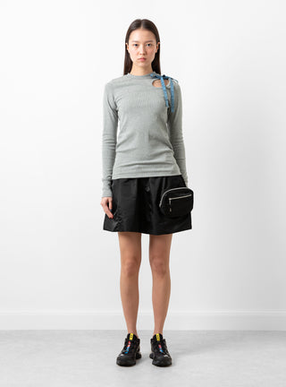 Rib Jersey Top Grey by TOGA PULLA | Couverture & The Garbstore