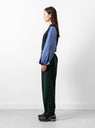 Embroidery Western Trousers Green