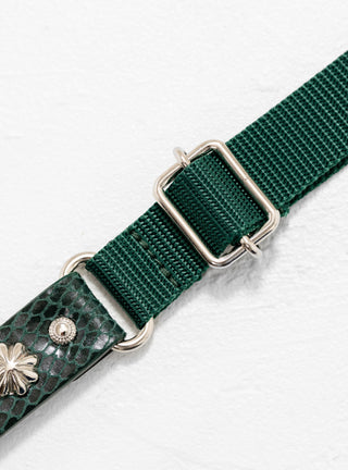 Concho Nylon Belt Green by TOGA PULLA | Couverture & The Garbstore