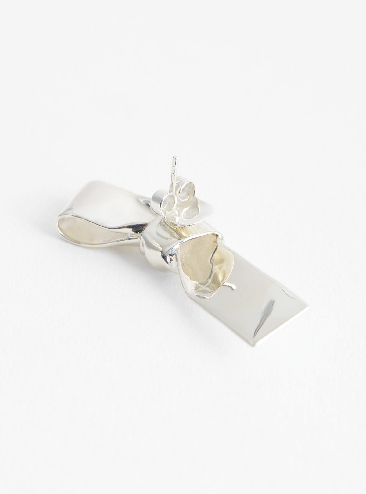 Large Cravat Silver Earrings by Annika Inez | Couverture & The 