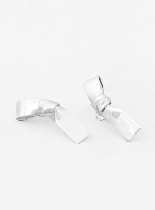 Large Cravat Silver Earrings by Annika Inez | Couverture & The Garbstore