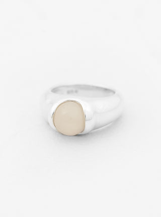 Rolling Stone Frost Quartz Silver Ring by Annika Inez | Couverture & The Garbstore