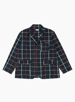 Loiter Jacket Navy Windowpane by Engineered Garments | Couverture & The Garbstore