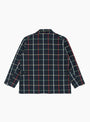 Loiter Jacket Navy Windowpane At Couverture & The Garbstore By Engineered Garments Rear Profile