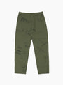 Graffiti Print Fatigue Pant Olive At Couverture & The Garbstore By Engineered Garments Front Shot