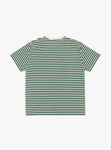 COOLMAX Stripe Jersey T-shirt Green & Natural by nanamica | Couverture & The Garbstore