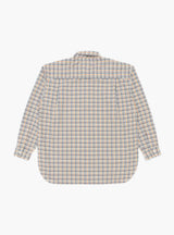 Cotton Silk Euro Check Shirt Sunset by nanamica | Couverture & The Garbstore