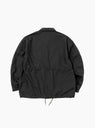 Paper Touch Feather Blouson Off Black