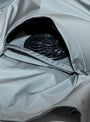 Air Circulation System Rain Jacket Battleship Grey At Couverture & The Garbstore By meanswhile Close up Shot 6