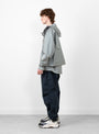 Air Circulation System Rain Jacket Battleship Grey At Couverture & The Garbstore By meanswhile Model Shot side view