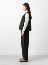 Reversible Vest Black by 7115 by Szeki | Couverture & The Garbstore