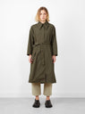 Spring Trench Overcoat Olive