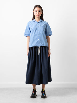 Open Collar Shirt Blue by nanamica | Couverture & The Garbstore