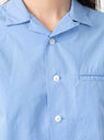 Open Collar Shirt Blue