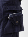 Cotton Cargo Trousers Navy
