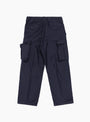 Cotton Cargo Trousers Navy At Couverture & The Garbstore By TOGA VIRILIS Rear Profile