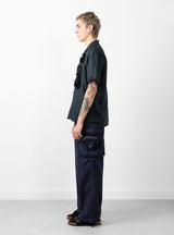 Linen Shirt Navy by TOGA VIRILIS | Couverture & The Garbstore