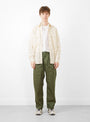 Alfonso Fatigue Pant Olive At Couverture & The Garbstore By Pilgrim Surf + Supply Model Shot
