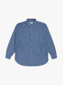 Rucker Chambray shirt blue Pilgrim surf and supply