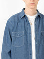 Rucker Chambray shirt blue Pilgrim surf and supply