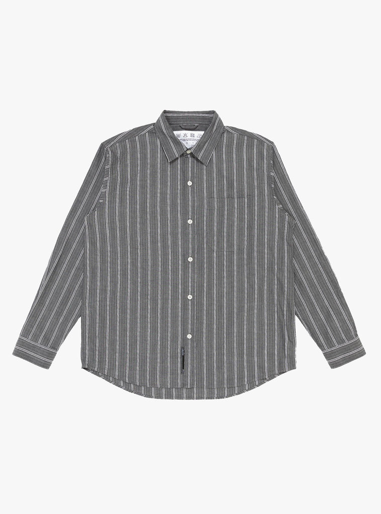 distant shirt grey stripe 