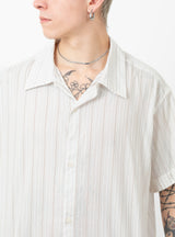 Holiday Shirt Light Brown Stripe by mfpen | Couverture & The Garbstore