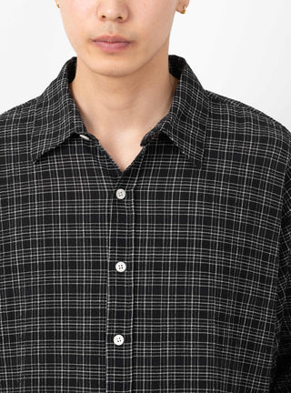 Vacation Shirt Black Check by mfpen | Couverture & The Garbstore