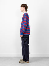 JJ Rugby Sweatshirt Blue & Red by YMC | Couverture & The Garbstore