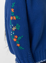 Lotus Cardigan Blue by YMC | Couverture & The Garbstore