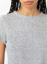Day Stripe T-Shirt Ecru & White Stripe by YMC | Couverture & The Garbstore