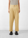 Keaton Trouser Sand At Couverture & The Garbstore By YMC Front Shot