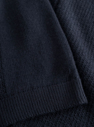 Astern Polo Shirt Navy by forét | Couverture & The Garbstore