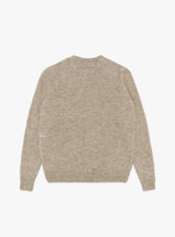 Initials Knitted Crewneck Sesame by Pop Trading Company | Couverture & The Garbstore