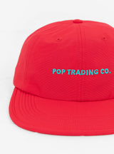 Flexfoam 6 Panel Hat Rio Red & Peacock Green by Pop Trading Company | Couverture & The Garbstore
