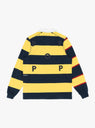 Striped Logo Rugby Polo Sweat Snapdragon