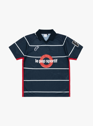 le pop sportif shirt navy and red 