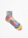 red, yellow and blue ankle socks 