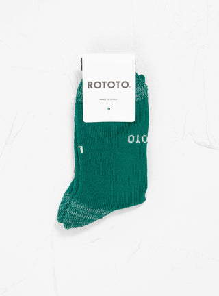 Everyday Pile Mini Crew Socks Green by ROTOTO | Couverture & The Garbstore