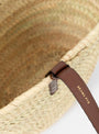 Basket Tote Croc Brown At Couverture & The Garbstore By Rejina Pyo Close up Shot 4