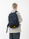 RIDE Daypack on model navy blue 