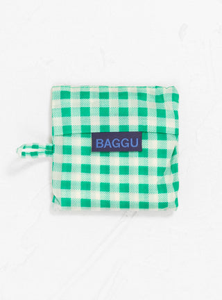 Standard Baggu Green Gingham by Baggu | Couverture & The Garbstore