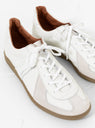 German Military Trainers 1700L White Reproduction of Found close up 