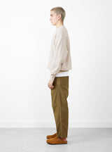 Wave Cotton Knit Pullover Beige by Yonetomi | Couverture & The Garbstore