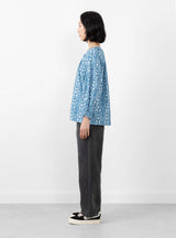 Poppy Top Blue Print by Sideline | Couverture & The Garbstore
