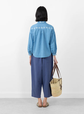 Harriet Shirt Blue Mist by Sideline | Couverture & The Garbstore