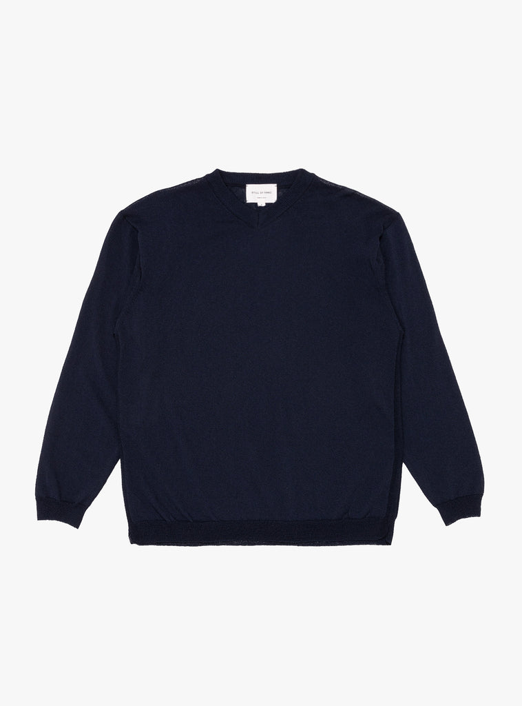 v-neck sweater navy 