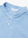 Narrow Collar Shirt Sax Blue