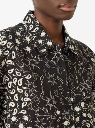 Vegas Short Sleeve Shirt Black Multi by YMC | Couverture & The Garbstore